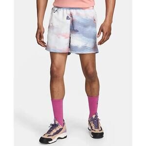 Nike ACG Mens Reservoir Goat AOP Lined Drawstring Shorts Hiking Outdoor - Small